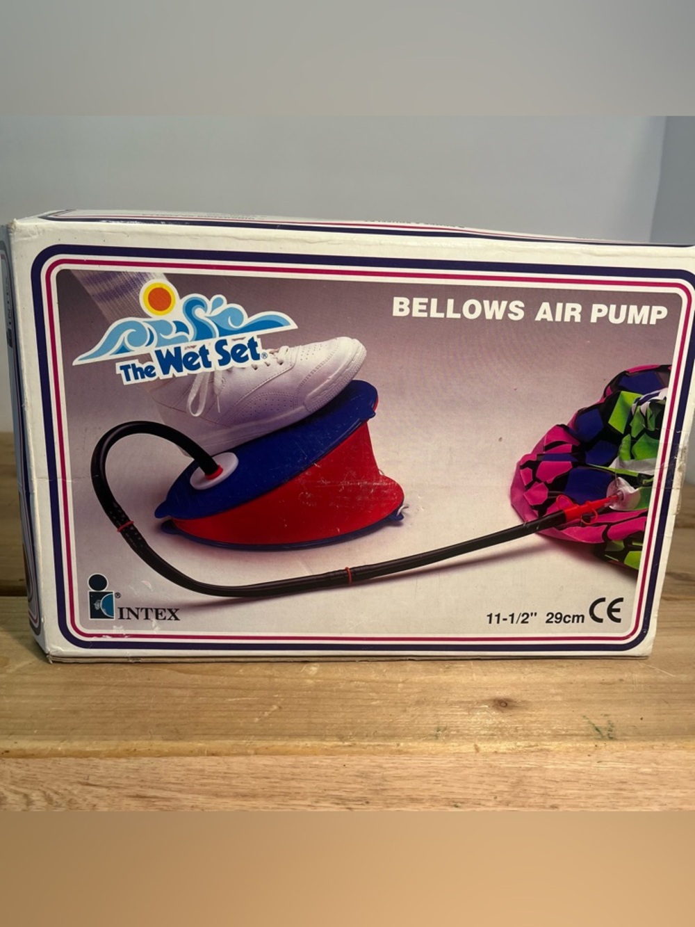 The Wet Set #58611 by Intex Bellows Air Pump 1996 USA Works! Great Condition!